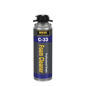 Boss C-33 Gun & Foam Cleaner, A ready-to-use cleaning aerosol for Boss foams